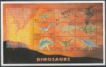 Антигуа и Барбуда 1999 год. Динозавры, малый лист.