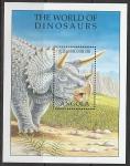 Ангола 1998 год. Динозавры, блок.