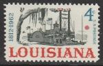 США 1962 год. 150 лет штату Луизиана, 1 марка.