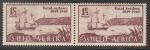 ЮАР 1949 год. 100 лет прибытия британских поселенцев, пара марок.