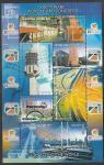 ЮАР 2003 год. Международный день почты, малый лист (слегка помят)