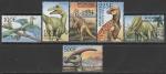 Габон 2000 год. Динозавры, 6 марок (II)