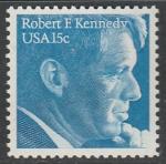 США 1979 год. Американский политик Роберт Кеннеди, 1 марка.