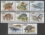 Бурунди 2011 год. Динозавры, 8 марок.