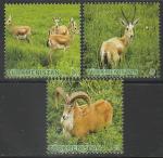 Туркмения (Туркменистан) 2009 год. Антилопы, 3 марки.