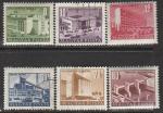 Венгрия 1952 год. Архитектура, 6 марок (гашёные)
