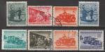 Болгария 1941 год. Почтовый транспорт и инфраструктура, 8 посылочных марок из серии (гашёные)