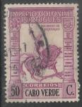 Кабо-Верде (Португальская колония) 1938 год. Генерал - губернатор Жуакин де Албукерке, 1 марка из серии (гашёная)