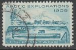 США 1959 год. Арктические экспедиции, 1 марка (гашёная)