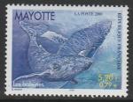 Майотта 2000 год. Синий кит, 1 марка (н