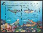 Испания 2013 год. Морская фауна, блок (н