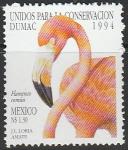 Мексика 1994 год. Фламинго, 1 марка (н
