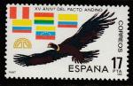Испания 1985 год. 15 лет Андскому пакту. Кондор, 1 марка (н