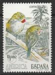 Испания 1990 год. Америка. Птицы, 1 марка (н