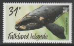 Фолклендские острова 2016 год. Киты, 1 марка (н