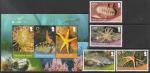 Южная Георгия и Южные Сандвичевы острова 2013 год. Морская фауна, 4 марки + блок (н