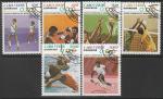 Кабо-Верде 1980 год. Летние Олимпийские игры в Москве, 6 марок (гашёные)