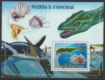 Сан-Томе и Принсипи 2009 год. Доисторические морские животные, блок.
