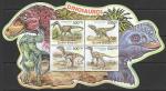 Гвинея-Бисау 2011 год. Динозавры, малый лист.