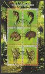 Конго 2009 год. Редкие животные, малый лист (гашёный)