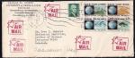 Авиа конверт США Охрана природы, 1971 год, прошел почту (только лицевая часть конверта)