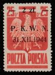 Польша 1944 год. Государственный герб, НДП, ном. 2 Zl / 25 Gr, 1 марка из трёх.