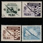 Польша 1954 год. Международный чемпионат по парусному спорту, 4 марки (гашёные)