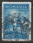 Румыния 1932 год. Стандарт. Король Карл II на лошади, 1 марка (гашёная)