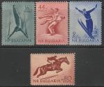 Болгария 1954 год. Спорт, 4 марки.
