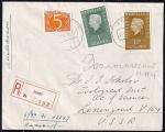 Конверт Нидерландов марки Королева Юлиана, 1971 год, прошел почту