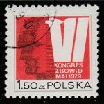Польша 1979 год. VI Конгресс Ассоциации борцов за свободу, 1 марка (гашёная)