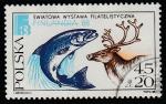 Польша 1988 год. Филвыставка в Хельсинки, 1 марка (гашёная)