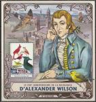 Нигер 2016 год. Орнитолог Александр Вильсон, блок.