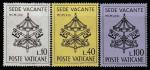 Ватикан 1963 год. Папский герб, 3 марки.