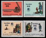 Ватикан 1981 год. Всемирный евхаристический конгресс в Лурде, 4 марки.