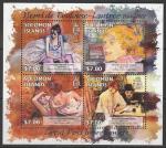 Соломоновы острова 2013 год. Французский художник Анри де Тулуз-Лотрек. Живопись, малый лист.