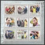 Соломоновы острова 2013 год. Королевская семья в Кембридже, малый лист (III)