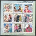 Соломоновы острова 2013 год. Королевская семья в Кембридже, малый лист (IV)