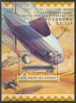 Соломоновы острова 2016 год. 100 лет первому полёту дирижабля LZ 129 "Гинденбург", блок.