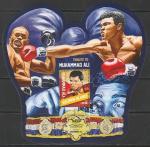 Соломоновы острова 2016 год. Американский боксёр Мухаммед Али, блок.