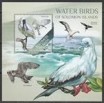 Соломоновы острова 2013 год. Водоплавающие птицы, блок.
