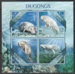Соломоновы острова 2013 год. Дюгонь, малый лист.