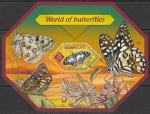 Соломоновы острова 2014 год. Бабочки, блок.