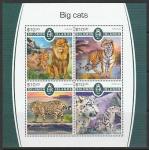 Соломоновы острова 2017 год. Дикие кошки, малый лист.