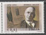 Италия 2003 год. 50 лет со дня смерти журналиста Эудженио Бальзана, 1 марка.