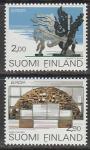 Финляндия 1993 год. Европа. Современное искусство, 2 марки.