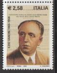 Италия 2003 год. 100 лет со дня рождения политика Ецио Ванони, 1 марка.