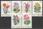 Румыния 1980 год. Цветы, 6 марок (гашёные)