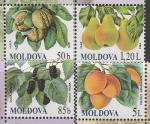Молдавия 2009 год. Фрукты, 4 марки.