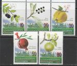 Грузия 2003 год. Фрукты, 5 марок.